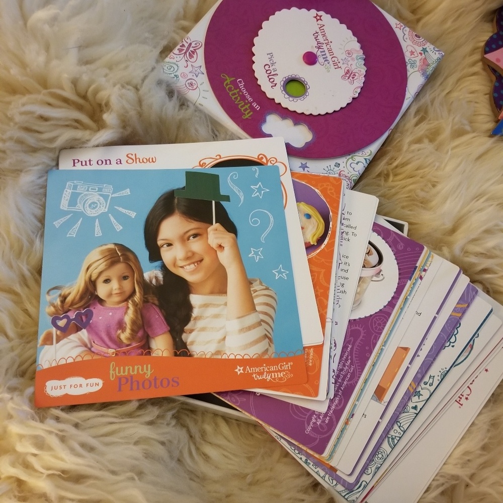 American girl doll truly me spinner game